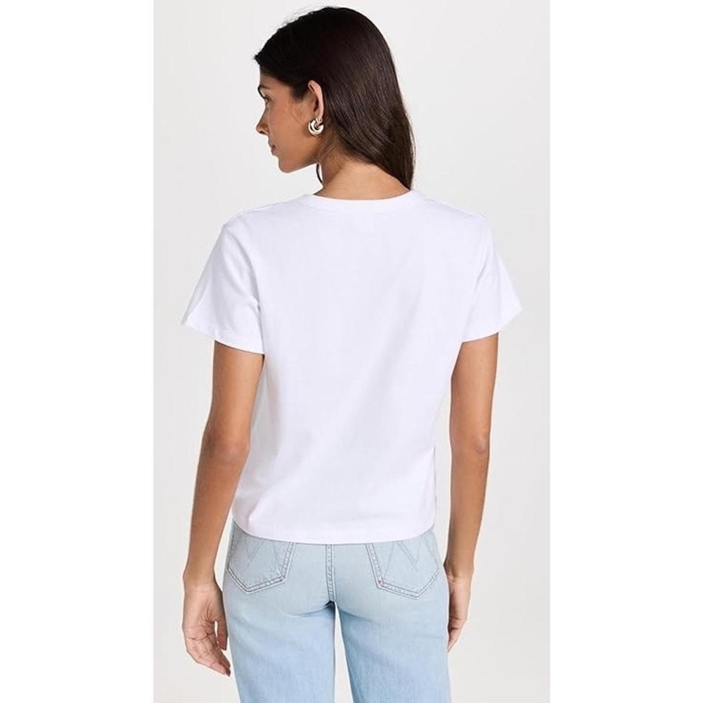 Classic White Women's Top - Picture 3 of 5